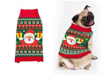Santa Sweater Pet Costume