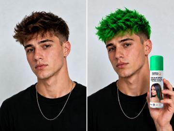 Green Hair Spray