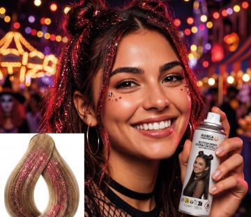 Red Hair Spray Sparkling