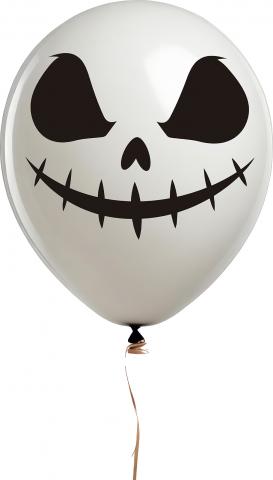 Ghost Head Balloons - 10 pk