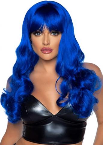 Misfit Long Wavy Wig  - Blue