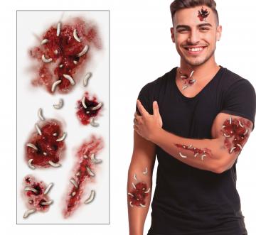 Maggot Wounds Tattoo