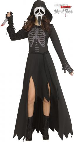 Rhinestone Ghost Face - Ladies