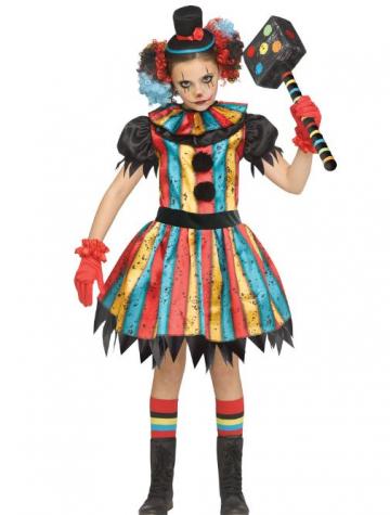 Carny Clown Costume - Teens