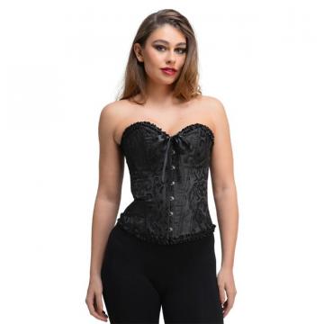 Ladies Deluxe Corset-Black