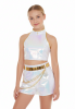 Pop Star Zoey Demon Hunter - Tweens White Stage Outfit