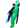 Inflatable Green Alien Costume - Kids