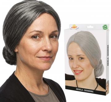 Old Woman Wig - Grey