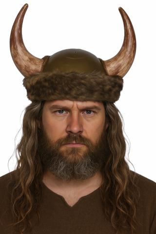 Viking Helmet with Fur
