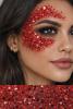 Red Glitter Make Up Stick
