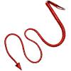 Devil Tail Whip - Red