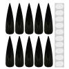 Black Adhesive Nails