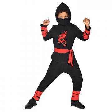 Black Ninja Warrior Costume - Tween
