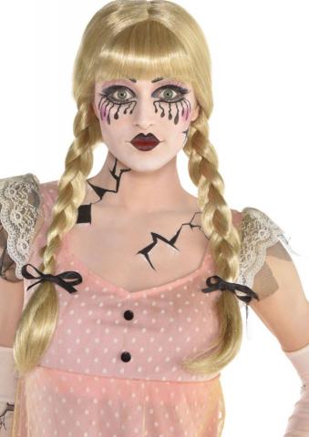 Creepy Doll Braided Wig