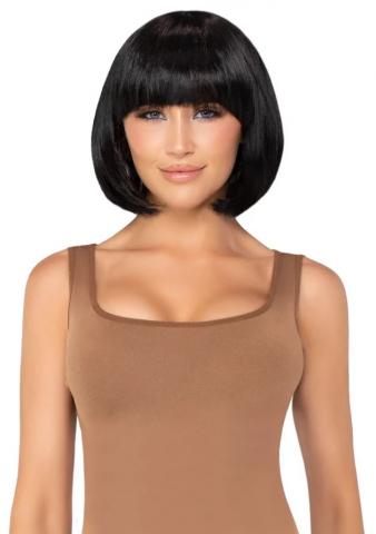 Bob Wig with Bangs - Black