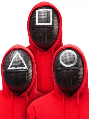 Squid Game Guard Mask - Three Piece Set