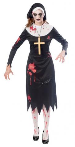 Possessed Zombie Nun Costume