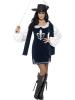 Ladies Musketeer Costume - Navy