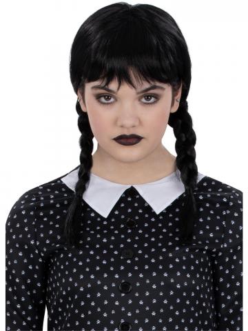 Kids Gothic School Girl Wig