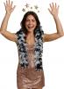80g Feather Boa - Black & White