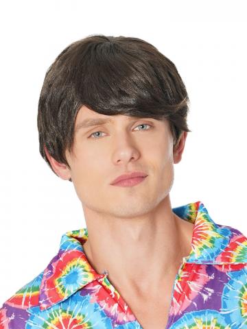 Male Wig 60's - Brown