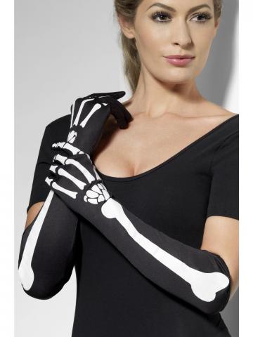 Skeleton Gloves - Black