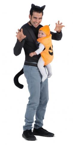 Cat And Pumpkin Baby Carrier Cover