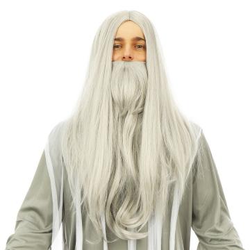 Mage Wig And Beard - Grey
