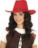Ladies Red Cowboy Hat