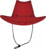 Ladies Red Cowboy Hat