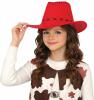 Kids Red Cowboy Hat