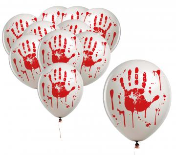 Bloody Handprints BalloonsBloody Handprints Balloons