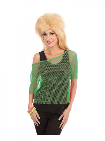 80's Mesh Top - Neon Green