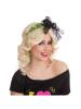 80's Neon Lace Headband - Yellow