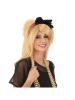 80's Neon Lace Headband - Orange