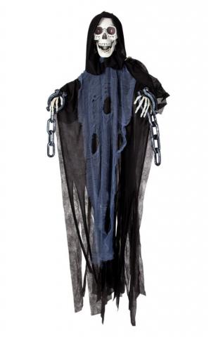 5ft Animated Hanging Reaper in Chains