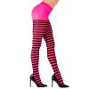 Striped Tights - Black & Pink