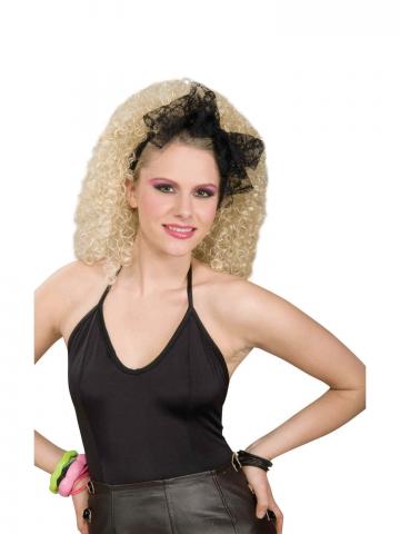 Lacey Hair Scarf - Black