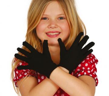 Childrens Black Gloves