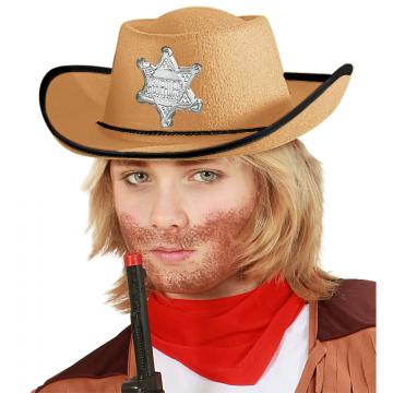 Light Brown Kids Sheriff HatLight Brown Kids Sheriff Hat