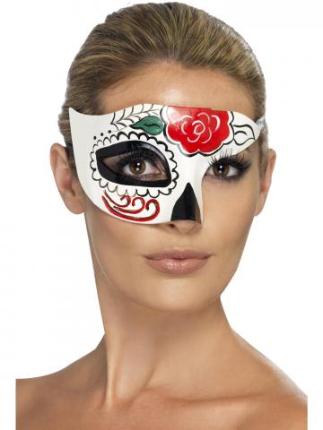 Day of the Dead Half Eye Mask
