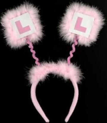 L Plate Head Bopper - Pink