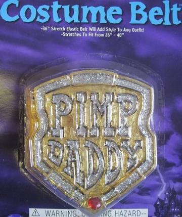 Pimp Big Daddy Costume Belt