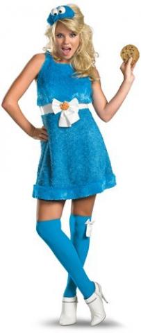 Ladies Cookie Monster Costume
