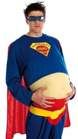 Fat Super Hero costume