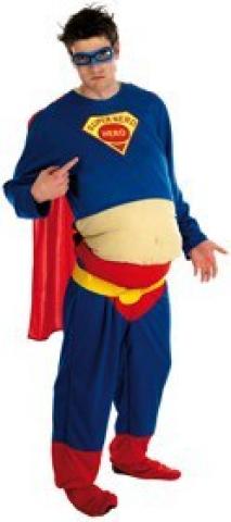 Fat Super Hero costume