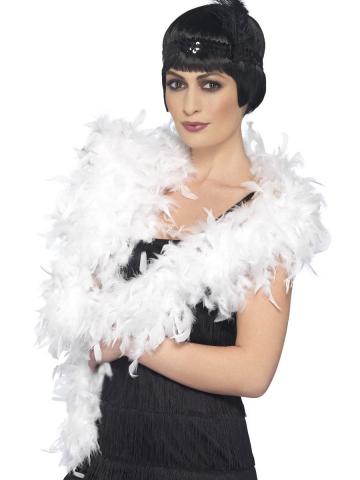 Deluxe White Feather Boa
