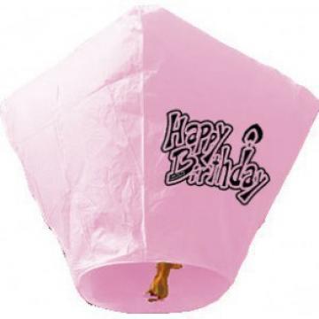 Happy Birthday Sky LanterPink
