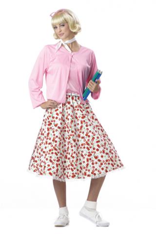 50's Pink Sweetheart Costume