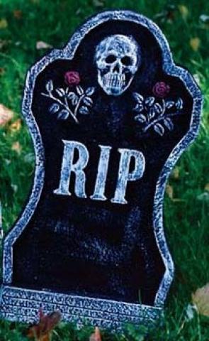 Foam Tombstone